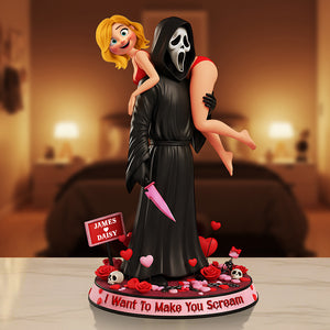 Spooky Romance Acrylic Plaque – Personalized Gifts For Couple 01kita041225-Homacus