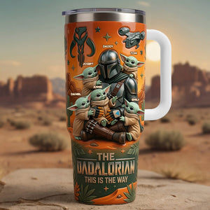 The Best Warrior Dad And Kids Tumbler - Personalized Gifts For Dads 03tylu010526-Homacus