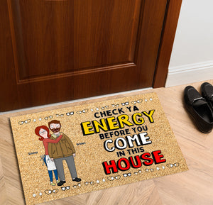 Personalized Gifts For Couple Doormat Funny Hugging Couple 03OHLU110225HG-Homacus