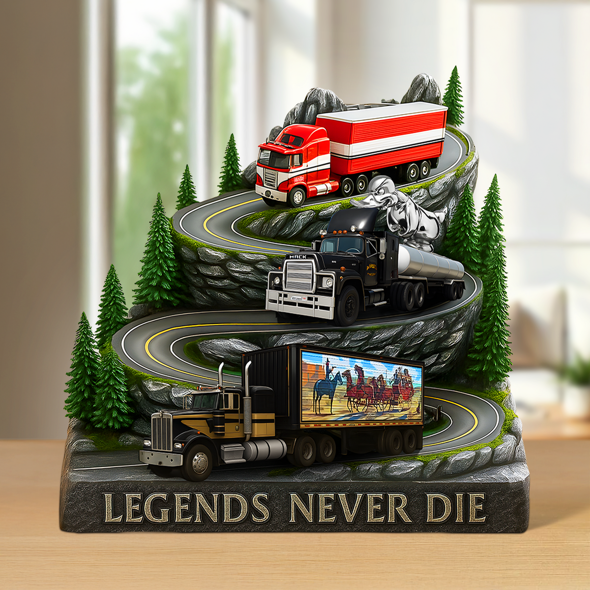 Classic Truck Movie Acrylic Plaque - Personalized Gifts For Trucker 03qhpu140625-Homacus