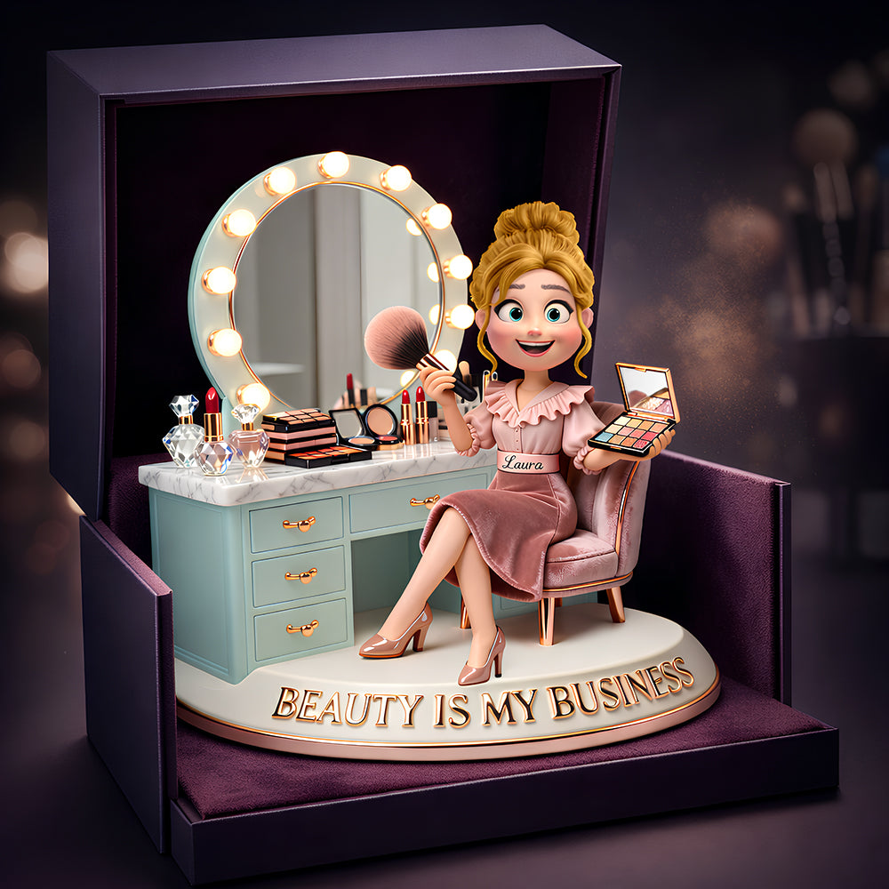 Dressing Table Acrylic Plaque - Personalized Makeup Artist Gifts 02PGDT230226-Homacus