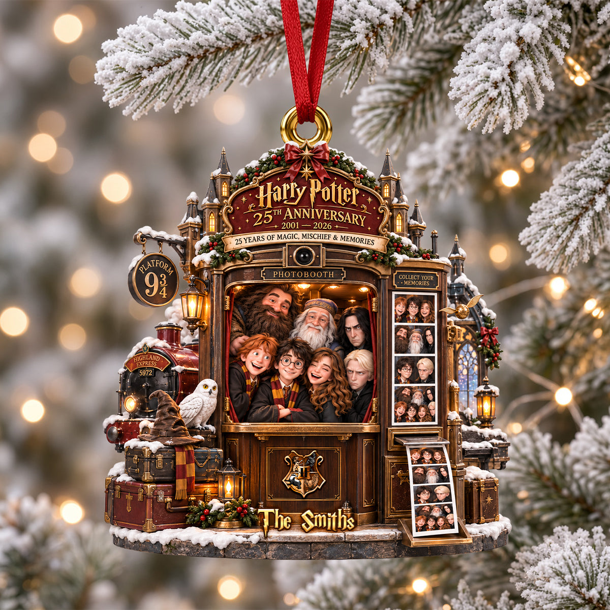 Fantastical Photobooth Acrylic Ornament - Personalized Christmas Gifts 05hadh210926-Homacus