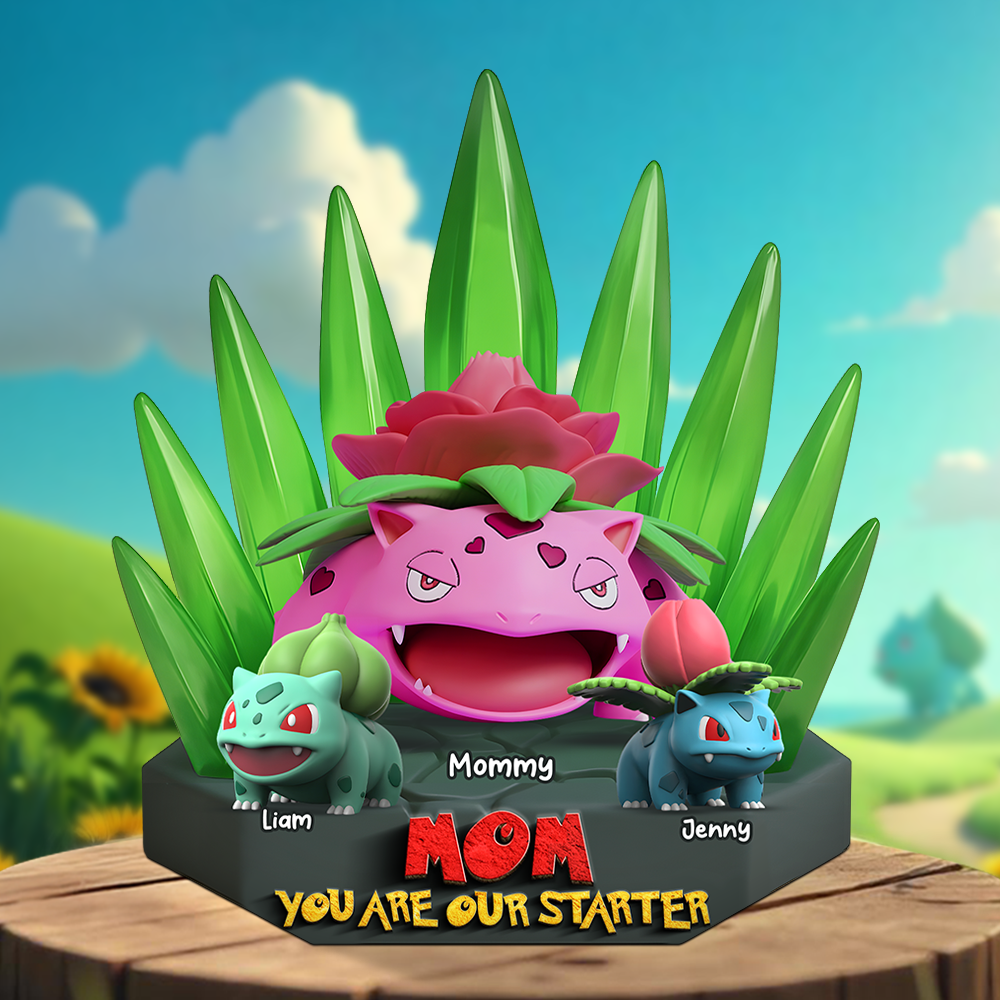 Monster Mom Plaque - Personalized Gifts For Mom 011ohpu240425-Homacus