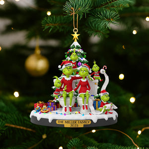 Personalized Gifts For Family Christmas Ornament 02natn180925-Homacus