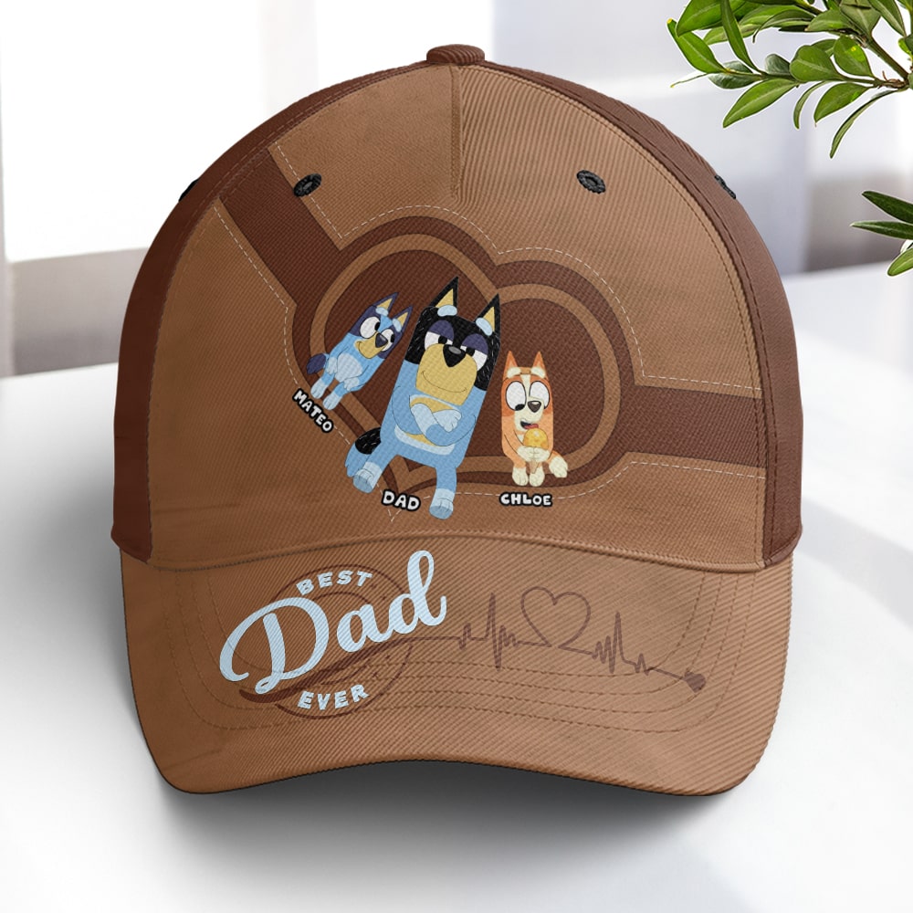 Personalized Gifts For Dad Classic Cap Best Dad Ever Father's Day-Homacus