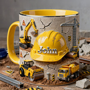 Contruction Worker Coffee Accent Mug - Personalized Gifts For Construction Workers 02hymg311225-Homacus