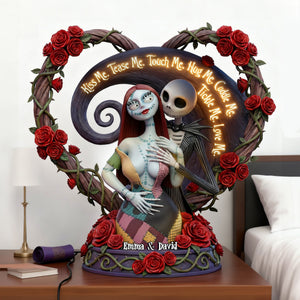 Playful Skeleton Couple Light Box - Personalized Gift For Couples 01HULU311225-Homacus