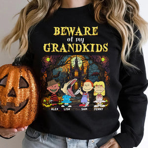 Personalized Gifts For Grandma 2D Shirt, Horror Character Grandkids 02NAMH270824HG-Homacus