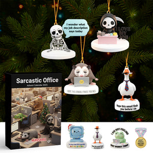 Sarcastic Office Christmas Advent Calendar Blind Box 02namg171125 - Personalized Gifts For Coworkers-Homacus
