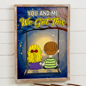 Personalized Gifts For Couple Canvas Print 02ohtn091224hg You And Me We Got This-Homacus