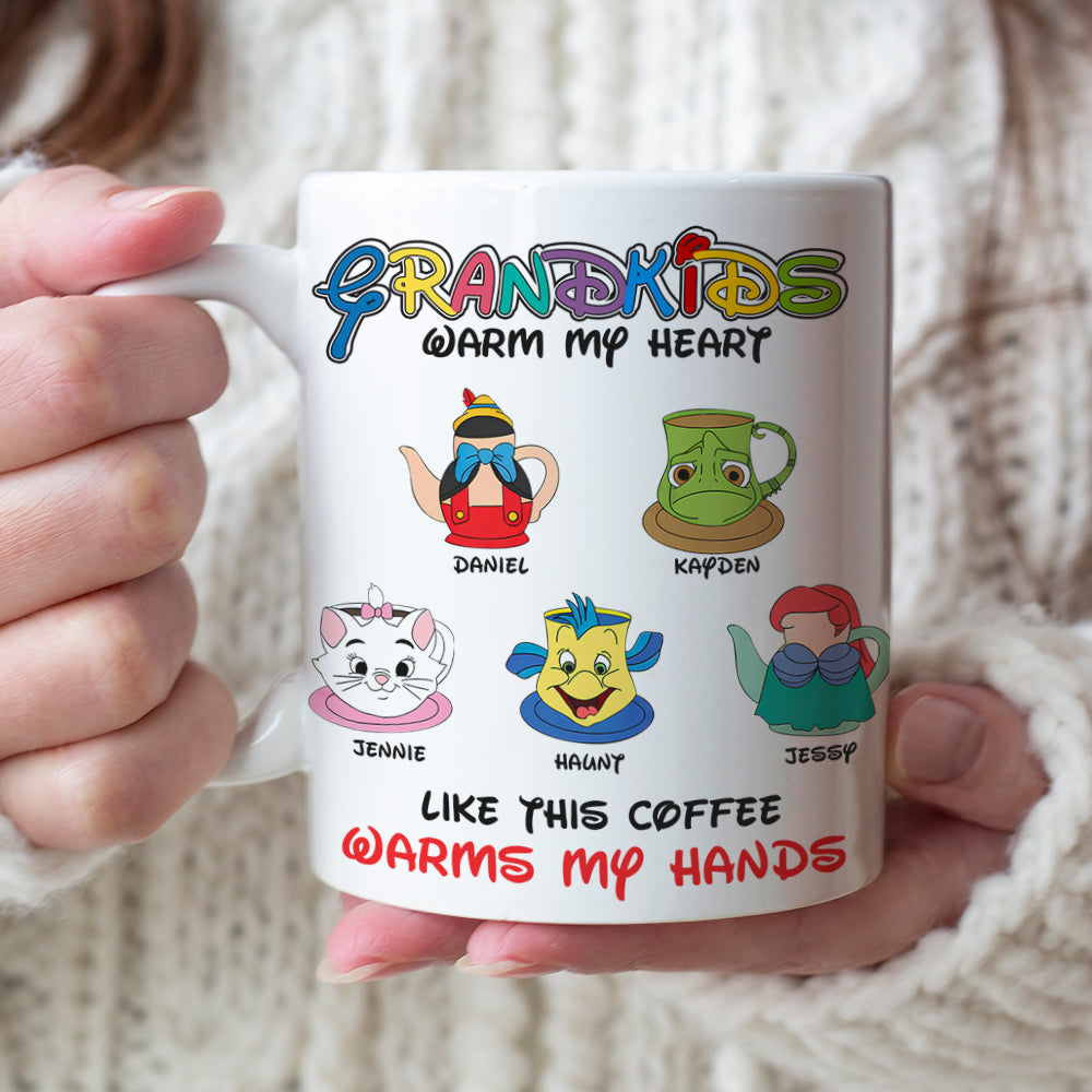 Personalized Gift For Mom Coffee Mug Kids With Warm Heart 02OHLU100125-Homacus