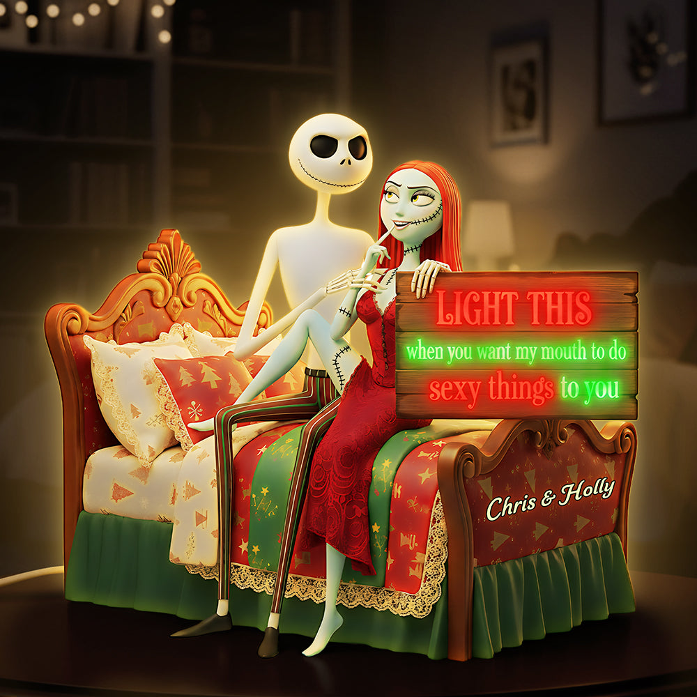 Funny Couple Acrylic Light Box, Personalized Gifts For Couple 04kita061125-Homacus