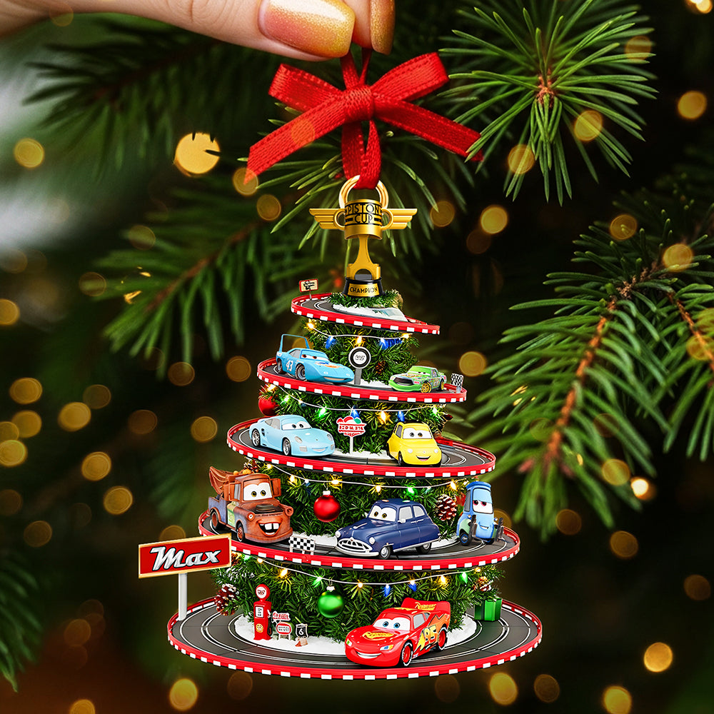 Cute Cars Personalized Gifts For Cartoon Fans Christmas Ornament 01tota150925-Homacus