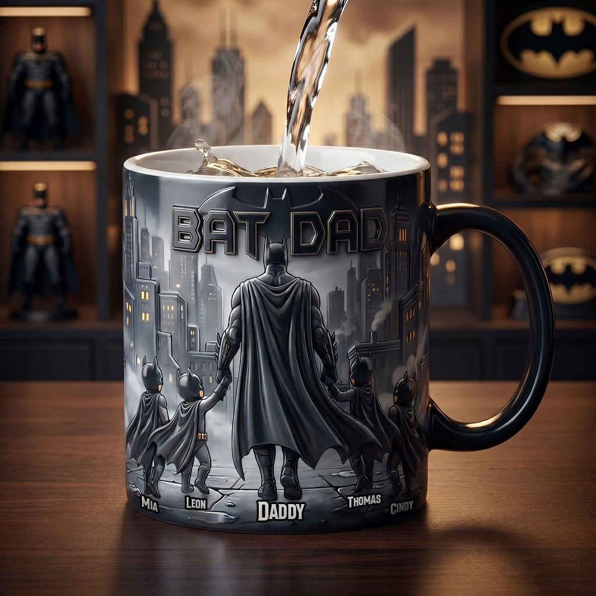 Legendary Guardian Dad Magic Mug - Personalized Gifts For Dad 03NADH040526-Homacus