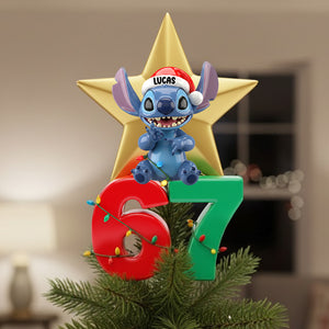 Cute Character Acrylic Tree Topper Personalized Funny Gifts For Christmas 05natn241125-Homacus