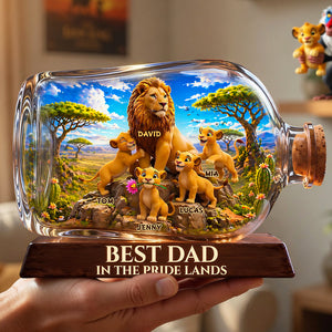 Best Dad In Pride Land Acrylic Plaque - Personalized Gifts For Dads 04TODT280426-Homacus