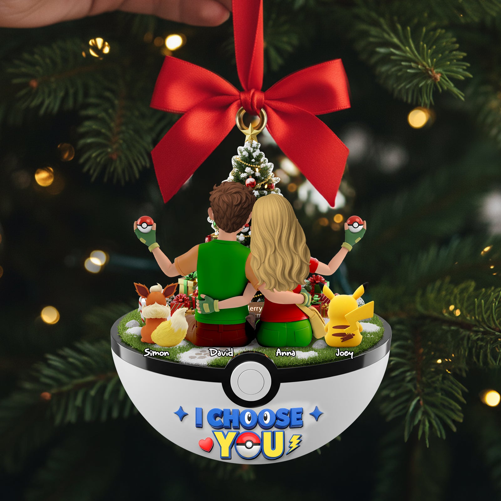 Couple I Choose You Ornament - Personalized Gifts For Couple 03ohlu071025-Homacus