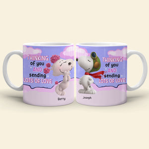 Personalized Gifts For Couple Coffee Mug Set Thinking Of You 02TOHN031023-Homacus