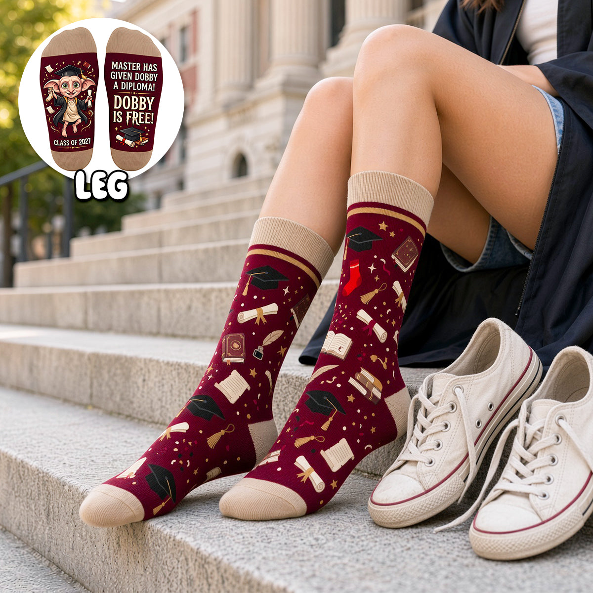 Graduation Middle Tube Socks - Personalized Graduate Gifts 04nadh280926-Homacus