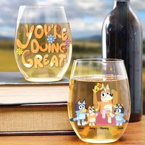 Personalized Gifts For Mom Glass Egg Cup 02natn150325 You're Doing Great-Homacus