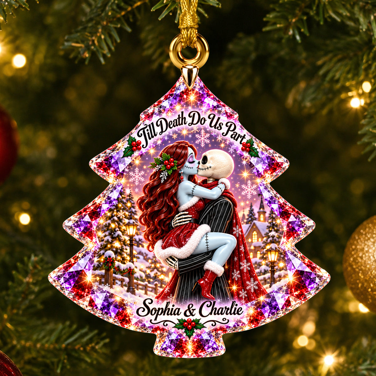 Together Forever  Acrylic Ornament - Personalized Gifts For Couple 05tydh140926