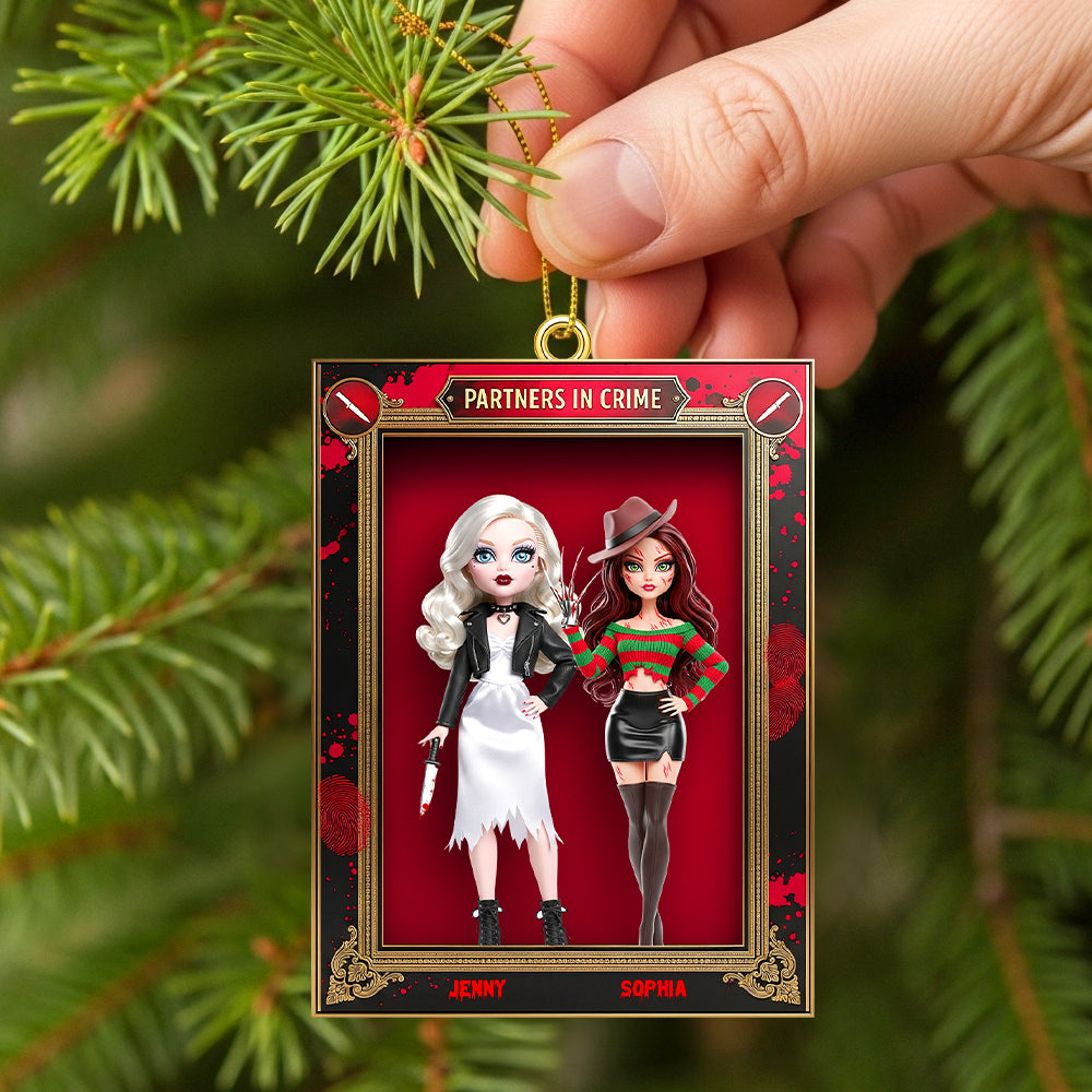 Horror Dolls Personalized Gifts For Besties Christmas Ornament 03natn250825-Homacus