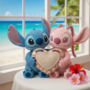 Lovely Couple Custom Shaped Pillow - Personalized Gifts For Couples 02TOLU081125-Homacus