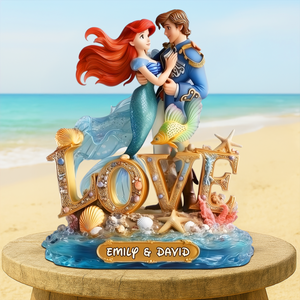 Undersea Couple Plaque - Personalized Gifts For Couple 01tgpu070525-Homacus