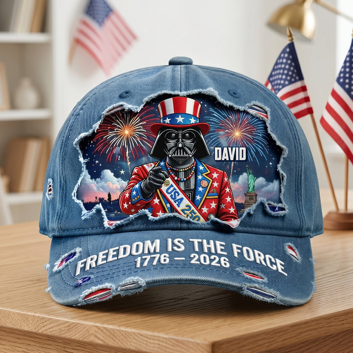 250 Years Of Freedom Classic Cap - Personalized Gifts For Patriots 01totn150626