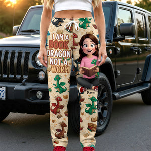 Book Dragon Pajama Pants - Personalized Gifts For Book Lovers 05naqn171225-Homacus