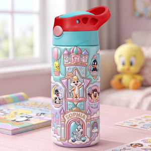 Sweet Bunny Colorful Kid Tumbler - Personalized Gifts For Kids 04HALU290726-Homacus