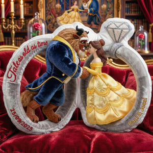 Romantic Fairytale Couple Pillow - Personalized Gifts For Couple 04tglu181225-Homacus