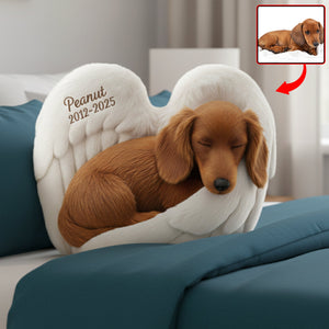 Dog Heaven Custom Shaped Pillow - Custom Photo Gifts For Dog Lover 05NAQN101125-Homacus