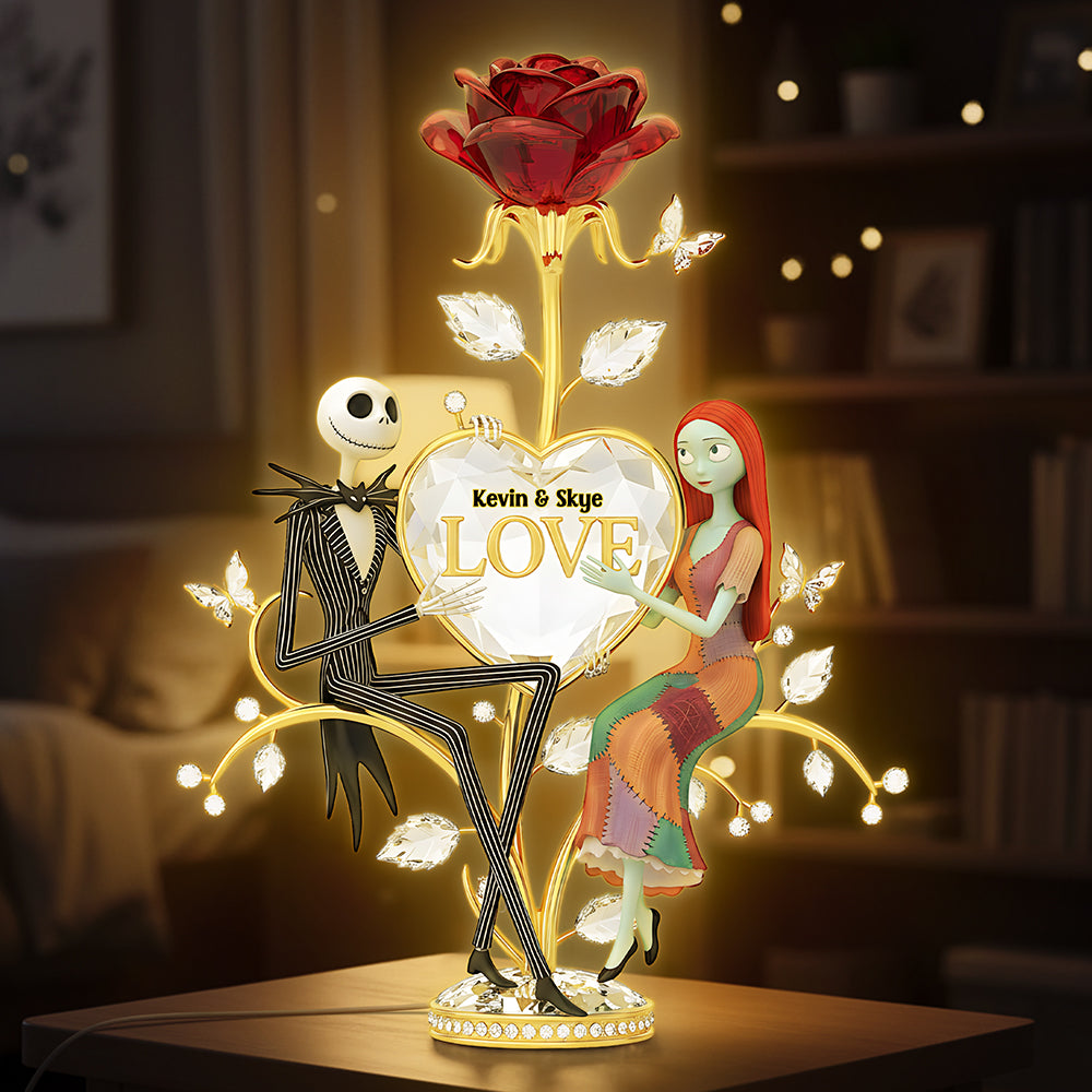 Spooky Love Light Box Personalized Gifts For Couple 03NATA281125-Homacus