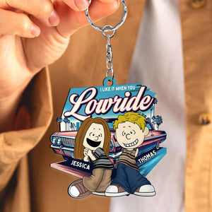 Personalized Gifts For Couple Keychain, Love Lowrider Car 01qhdt040125hg-Homacus