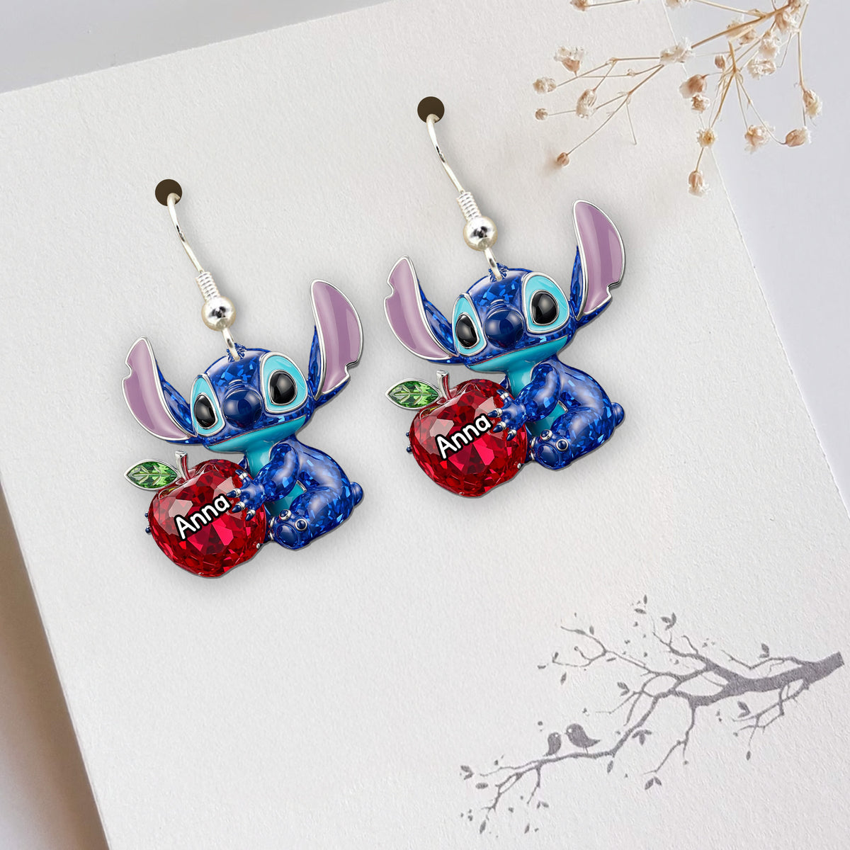 Blue Alien Teacher Earrings - Personalized Gifts For Teachers 02pgmg160725-Homacus