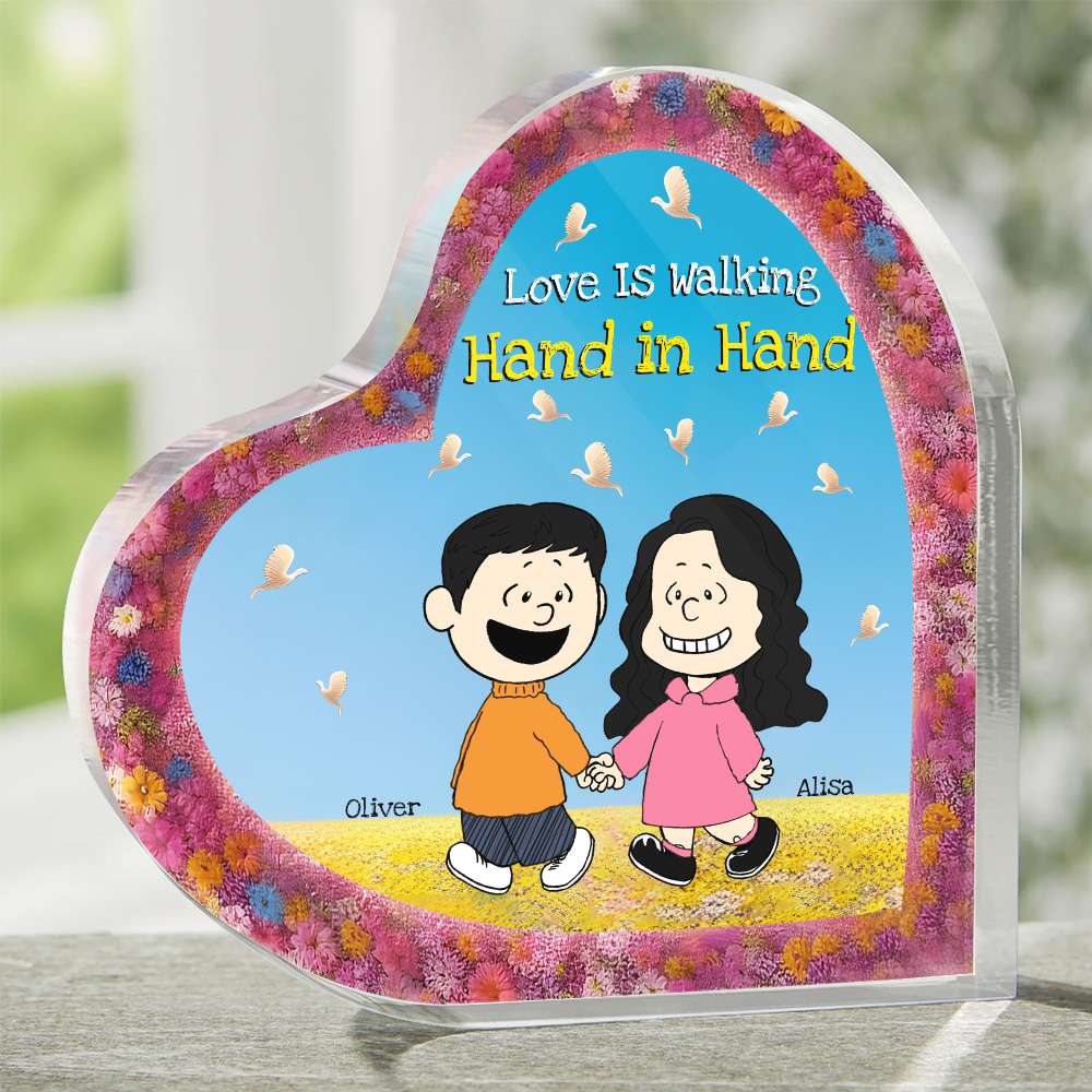 Personalized Gifts For Couple Heart Plaque 01OHMH051224DA-Homacus