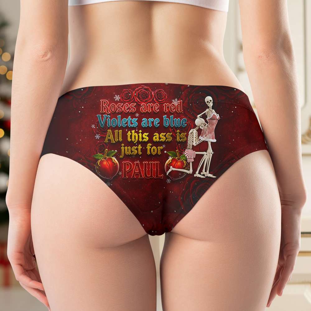 Funny Skeleton Couple Women's Briefs Personalized Gifts For Women 02NADT141025-Homacus