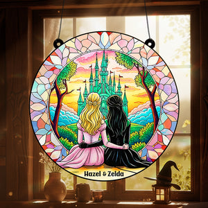 Besties Suncatcher Ornament - Personalized Gifts For Best Friends 05hyta271125-Homacus