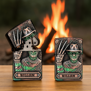 Creepy Movie Characters Lighter - Personalized Gift For Horror Fans 04NALU180825-Homacus