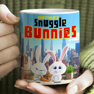 Personalized Gifts For Mom Coffee Mug 05tgqn190225 Mom's Snuggle Bunny, Easter Gifts-Homacus