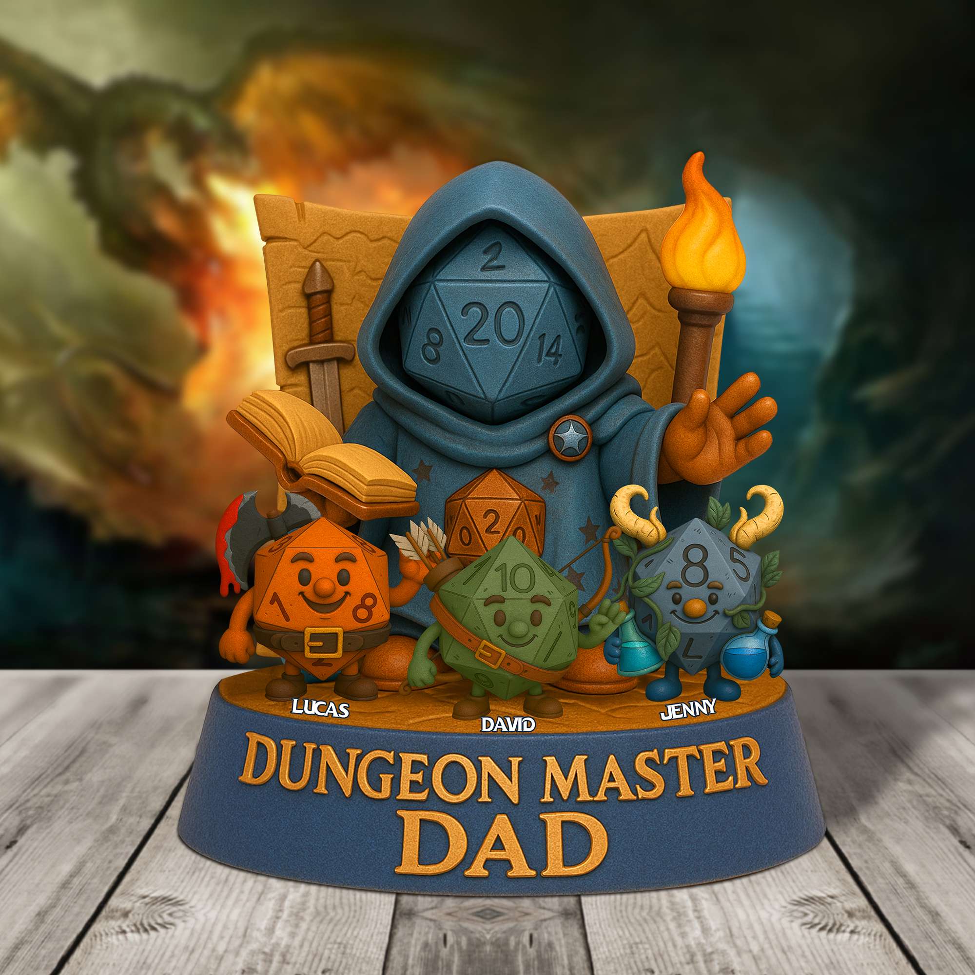 Master Dad Acrylic Plaque - Personalized Gifts For Dad 03natn090525-Homacus