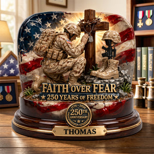 America 250th Anniversary Veteran Acrylic Plaque - Personalized Gifts For Veterans 05TOLU280326