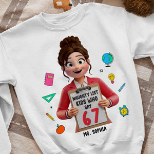 Funny Teacher 2D Shirt - Personalized Gifts For Teachers 01NATN211125-Homacus