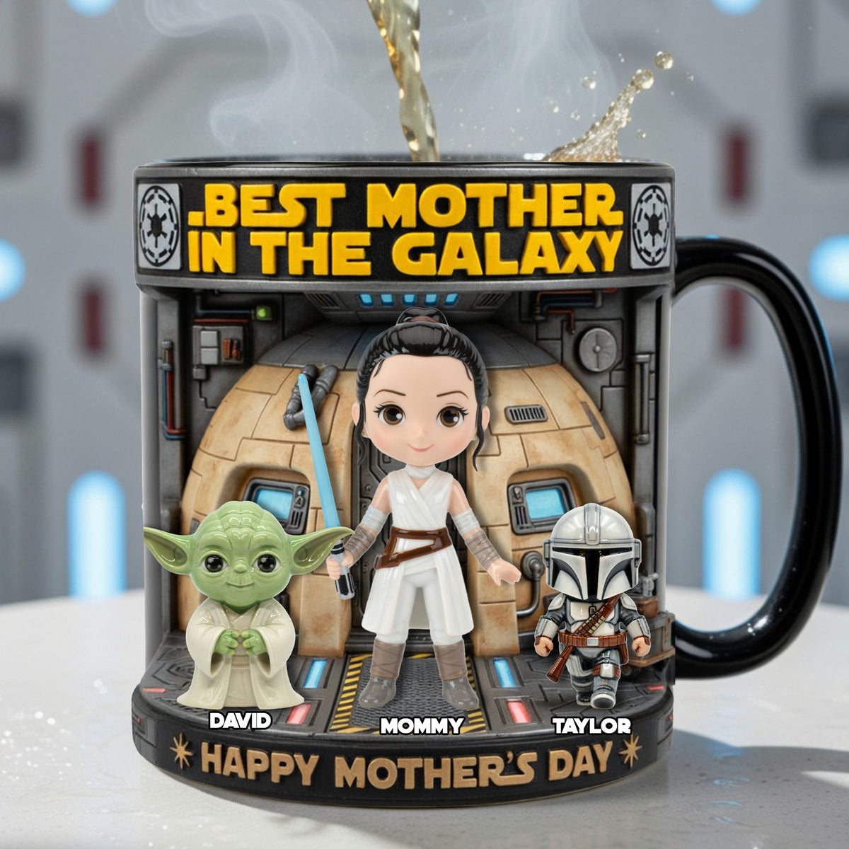 Starlight Mom Magic Coffee Mug - Personalized Gift For Moms 03OHLU160426-Homacus