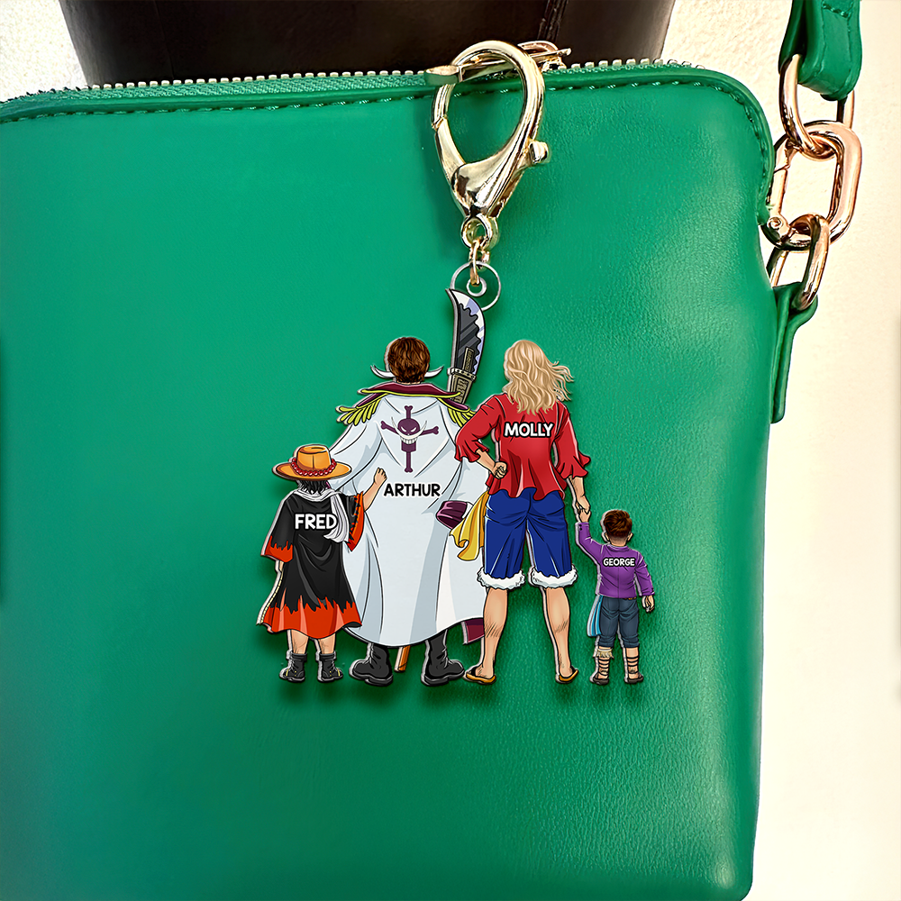 Personalized Gifts For Pirate Family Keychain 01qhhu240225pa-Homacus