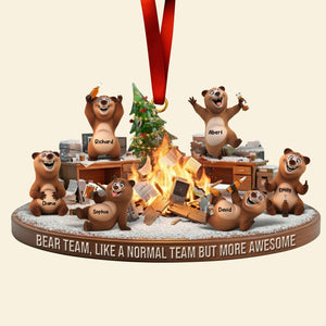 Beer Coworker Ornament - Personalized Gifts For Coworkers 01ohqn241125-Homacus