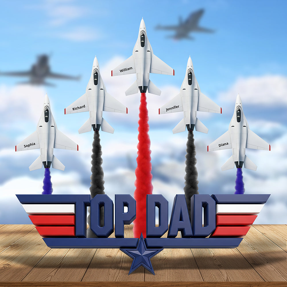 Top Dad Acrylic Plaque - Personalized Christmas Gifts For Dad 04ohqn280525-Homacus