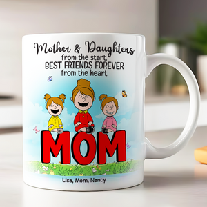 Personalized Gifts For Mom Coffee Mug 03topu040225 Best Friends Forever-Homacus