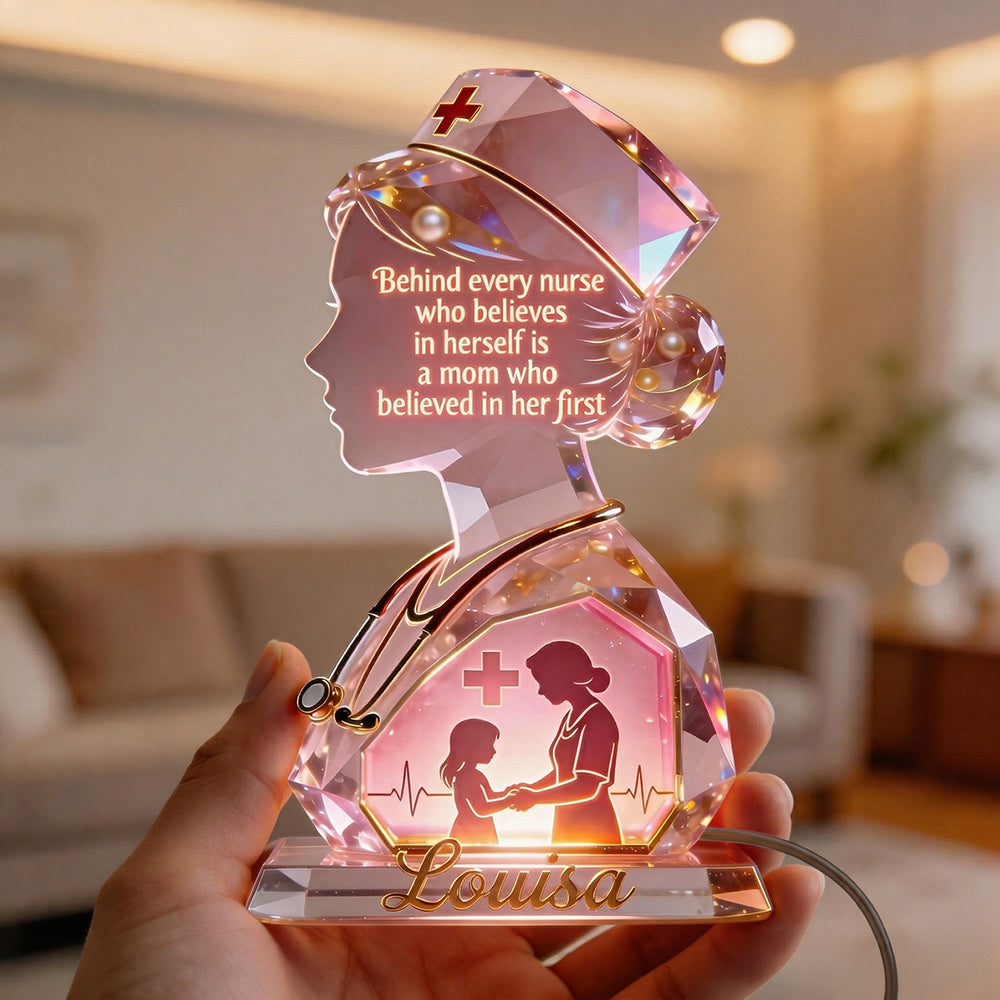 Nurse Mom Acrylic Light Box - Personalized Gifts For Moms 03pgdt270326-Homacus